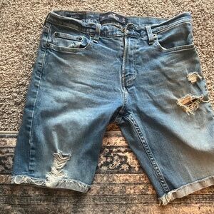 Hollister Men's Medium Blue Classic Denim Shorts